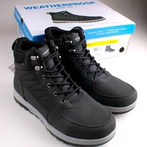 Weatherproof “Stoll Cold” Men's Waterproof Insulated Winter Boots Black Size 9
